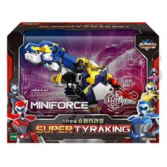 Miniforce Super Dino Power 2 SUPER TYRAKING 5-Intergration Tyranno T-Rex Robot