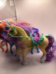 Lot Of 4 Unicorn Academy Leaf Unicorn Replacement Figure Unicorn Only