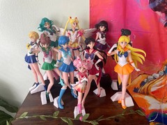 9-inch Super Sailor Moon Tsukino Usagi w/Wings Action Figure Toy Statue Decor