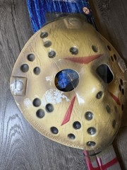 Friday The 13th Vintage Jason Vorhees Foam Mask And Machete Set