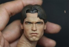 1:6 Young Arnold Schwarzenegger Actor Head Sculpt Fit For 12″ M35 Action Figure