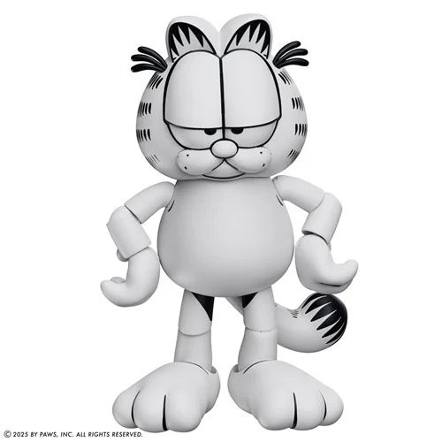 BRAND NEW Garfield Black & White Daily Comic Strip Action Figure – EE EXCLUSIVE