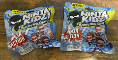 LOT OF 2 – Ninja Kidz Series 1 Mystery Blind Bag Action Figure Toys