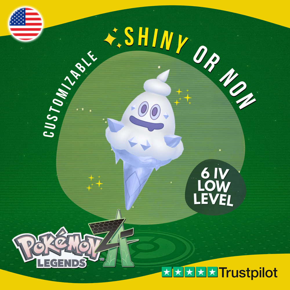 Vanillite Shiny or Non ✨ 6IV Pokémon Legends Z-A Competitive Customizable ZA Z A