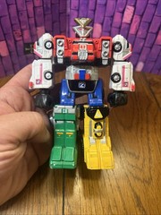 Power Rangers Carranger DX VRV ROBO Megazord Turbo Rescue 1997 Bandai