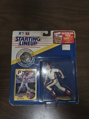 1991 Starting Lineup Figure MLB Len Dykstra Philadelphia Phillies W/Coin NIP