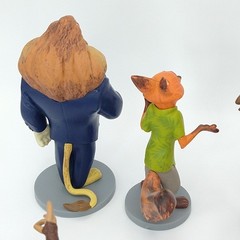 Disney Zootopia 10 Piece Pvc Cake Topper Figure Lot Nick Judy Flash Finnick