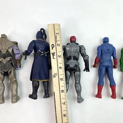 Marvel Comics + 1 GI Joe Action Figure Mix Lot Avengers Figures Bundle Deal