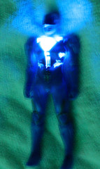 Bandai Power Rangers 2017 Morphin Power Blue Ranger Light Up 6″ TESTED