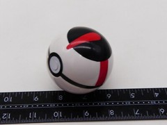 Pokemon Pokeball Pop Action Red Black White Timer Ball Plastic Toy