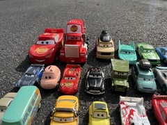 40 Loose Disney Pixar Cars Mostly Diecast Figures 1:55 Mater Sally Racecar Used