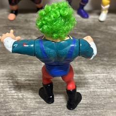 Vintage 1993 Hasbro WWF Series 9 Doink the Clown – Action Works – Missing Finger