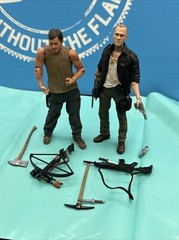 McFarlane The Walking Dead Daryl & Merle Dixon Action Figures Series 4 AMC TV