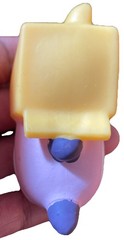 Lankybox Liquid Filled Squishy Figures *FOXY & ROCKY* About 2.5-3”