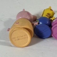 5 Peppa Pig Mini Figures Tiny 1-2 Inches Cake Toppers