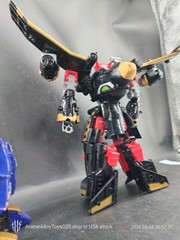 Metal Cardbot Black Hook & Fleta Z Transforming Robot Set USAship