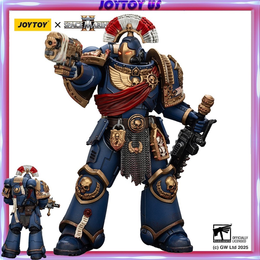 JOYTOY Warhammer 40k Ultramarines Relic Secundus Armour Artificer bolt rifle