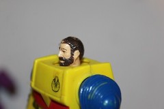 VTG 1986 Inhumanoids Liquidator & Auger Figures Loose Nice 1980s HTF Cartoon