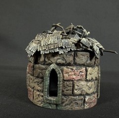 Todd McFarlane Production Toys Ruined Stone Hut Tabletop Fantasy Terrain 2005