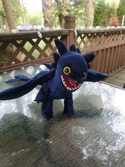 How to Train Your Dragon Arena Spectacular Toothless Night Fury 22” Plush Animal