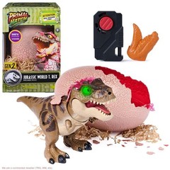 Primal Hatch Jurassic World Interactive T-Rex Toy Dinosaur & Egg Animal Figures