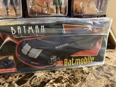 MEZCO 5 POINTS ANIMATED SERIES BATMAN WAVE 1 4 FIGURE LOT PLUS BATMOBILE