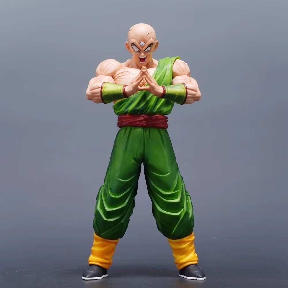 30Cm/11.81In Dragon Ball Tien Shinhan Figures Des Anime Figure Statue PVC Action