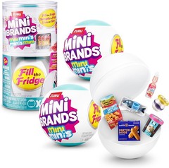 Mini Brands Fill The Fridge S1 – 80+ to Collect, Mini Food Surprise Toy