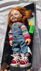 Bride Of Chucky Animated Chucky Doll Figure Talk Movement Gemmy Box Worn Works