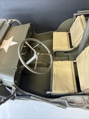 Hasbro GI Joe 12″ WWII 1941 Jeep Willys US Army 1:6 Scale W/ Turret Gun (2001)