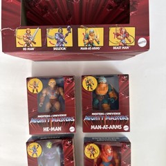 Masters Of The Universe Mighty Masters Lot Of 4 With Display Box