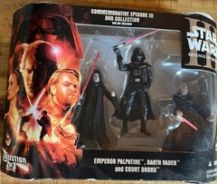 Star Wars Commemorative Episode III DVD Collection Set Palpatine Vader Dooku NIB