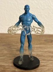 ELECTRO SPIDER MAN 3.5” ACTION FIGURE PLASTIC PVC TOY ON BASE