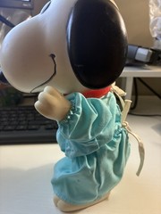 Vintage Snoopy Vinyl Doll w/ Snoopy M.D. Outfit 1966 UFS Ideal Determined 1970s