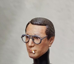 1:10 1:9 JAWS CHIEF MARTIN BRODY CUSTOM HEAD SCULPT PAINTED UPGRADED