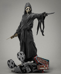 Ghostface Scream Horror Figure 25cm Professional Painted