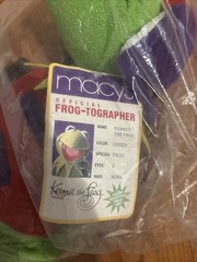 Kermit The Frog Photographer Plush 26″ Macys Exclusive With Camera
