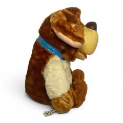 Vintage Mattel Bernie St Bernard Rubber Face Talking Dog 1965 Plush WORKS READ