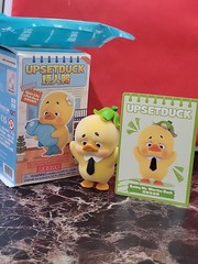Upset Duck “Stop the Spiral” series. The specific figure shown is Banana Duck.