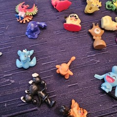 Small Figures, Lot of 30, Most About 1-Inch In Length, Mostly Pokémon, See Pics