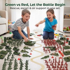 277 PCS Army Men Military Playset, Army Men Toys for Boys 812, Military Soldi…