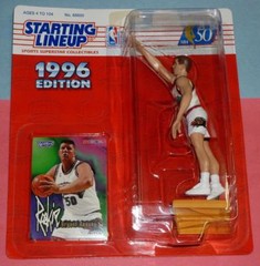 1996 BRYANT REEVES Memphis Grizzlies #50 Rookie sole Starting Lineup