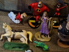 Disney dolls Incredibles Cruella Tangled Rapunzel Scooby Doo Trolls PVC figures