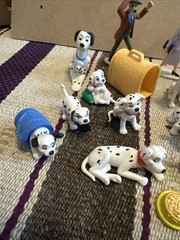Lot of 21 Disney 101 102 DALMATIANS PVC Toys Action Figures Dogs Cruella Disney