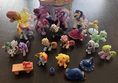 MY LITTLE PONY MLP Mixed LOT VARIOUS SIZES Friendship G4 Large Lot + Library