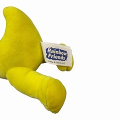 Rainbow Friends 9 inch Yellow Holding Blue Roy & Charcle Phatmojo Plush