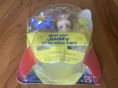 Mega Grip Jimmy Neutron Boy Genius Mattel Action Figure Figurine Toy Nickelodeon