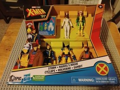 NEW X-MEN 97 CYCLOPS WOLVERINE STORM ROGUE GAMBIT 5 FIGURE SET 3.75″