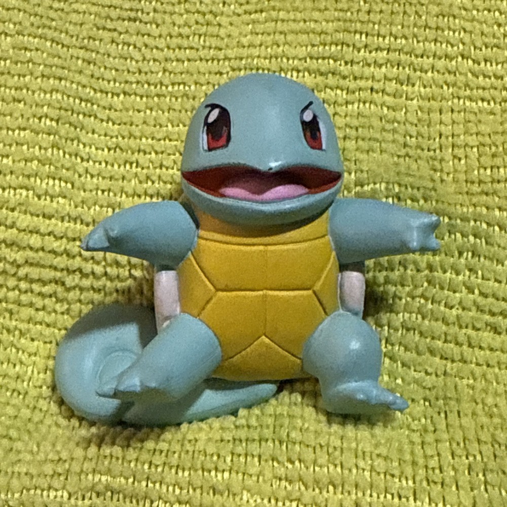 Pokemon Squirtle Figure Tomy 2004 Version Vintage Nintendo 1.75”-2”