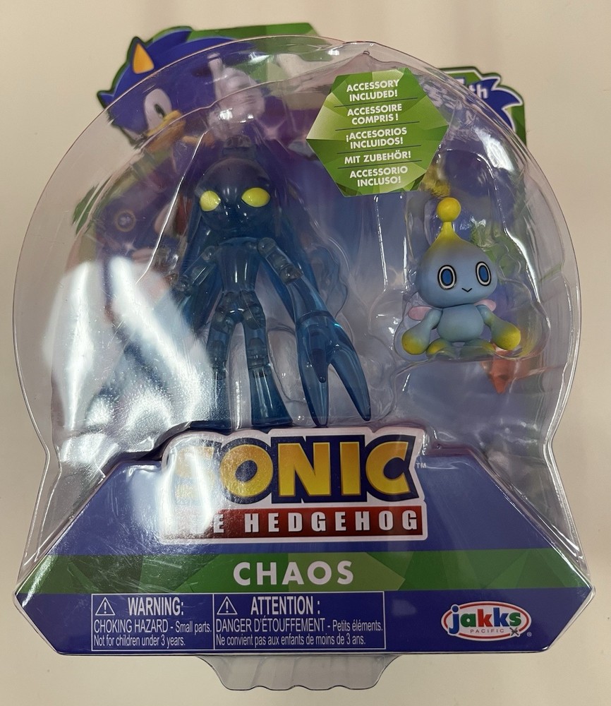 Jakks Pacific Sonic the Hedgehog 35th CHAOS w/CHAO 4″ Articulated Action Figure